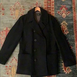 J Crew pea coat.